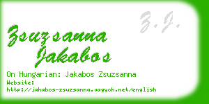 zsuzsanna jakabos business card